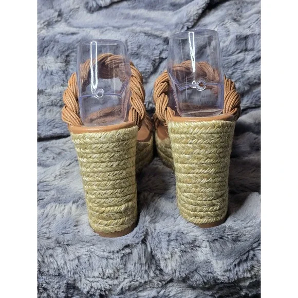 NWB Stuart Weitzman‎ Braida Espadrille  Wedge Sandal size 9.5 - Picture 6 of 9